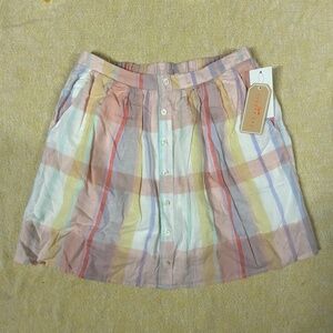 Copper Key Plaid Skirt SIZE: Medium | NWT